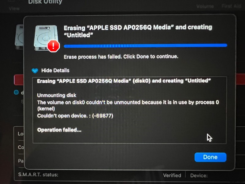 Macで「消去プロセスに失敗しました」エラーが出たときの原因と解決策まとめ