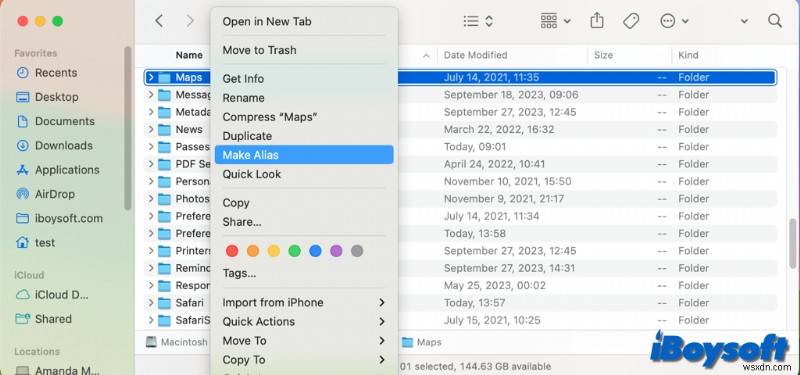 macOSでデスクトップショートカットを作成する方法|ファイル・フォルダ・アプリ・Webサイトへの簡単な手順