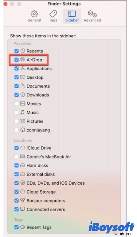 MacでAirDropが表示されない?Finderサイドバーと右クリックメニューを復元する簡単な対処法