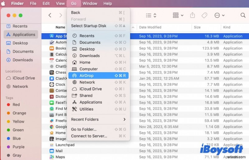 MacでAirDropが表示されない?Finderサイドバーと右クリックメニューを復元する簡単な対処法