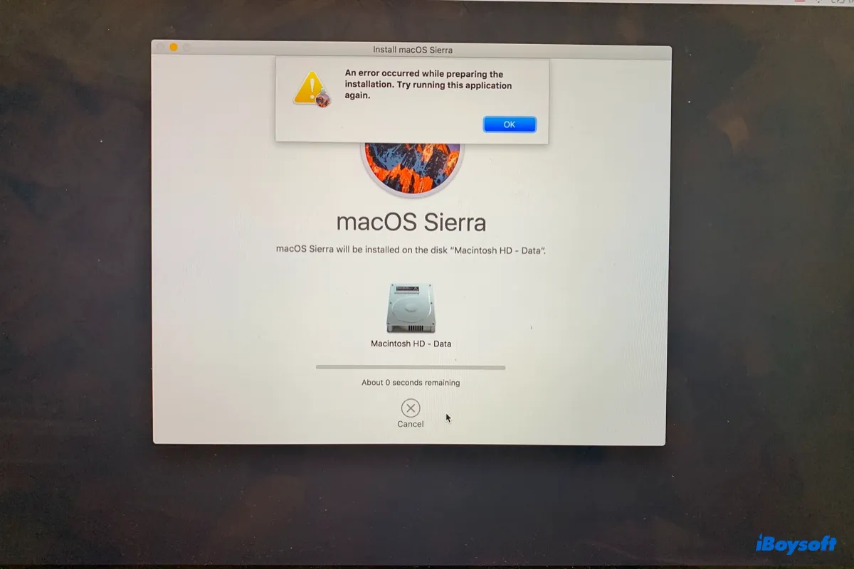 Macで「インストールの準備中にエラーが発生しました」と表示される原因と7つの解決策