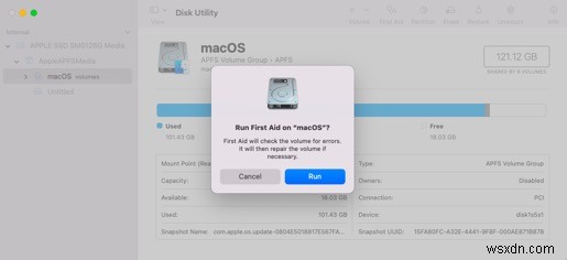 Macで「選択されたディスク上のmacOSを再インストールする必要があります」と表示されたときの対処法