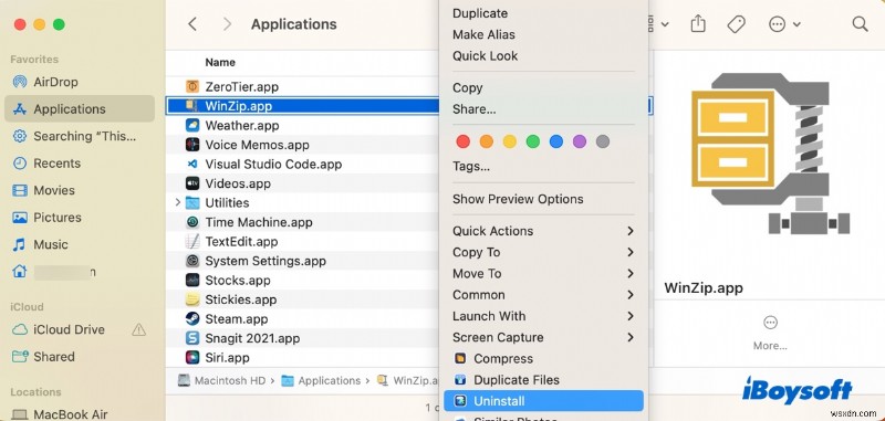 MacからWinZipを完全アンインストールする3つの実証済みの方法