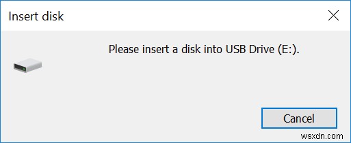 Windowsで「ディスクをUSBドライブに挿入してください」エラーが出たときの原因と5つの解決策