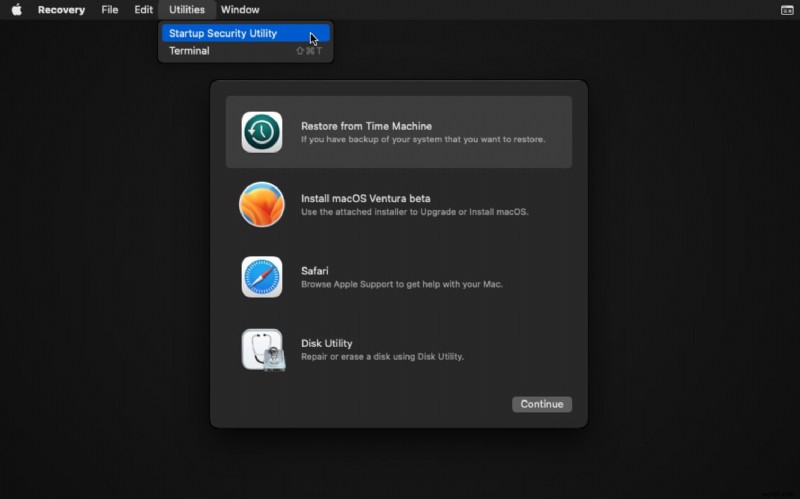 macOS Venturaでリカバリーモードが見つからない・起動しないときの復元方法