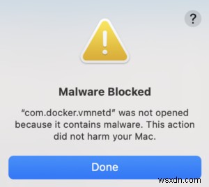 macOSでcom.docker.vmnetdのマルウェア警告が出たときの対処法 – ステップバイステップガイド