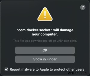macOSでcom.docker.vmnetdのマルウェア警告が出たときの対処法 – ステップバイステップガイド