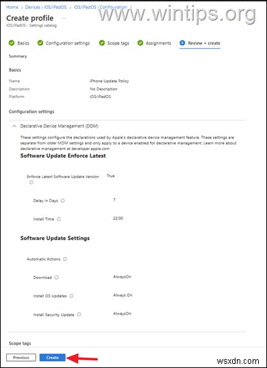 Microsoft IntuneでiOSデバイス向けDDM更新ポリシーを設定する完全ステップガイド
