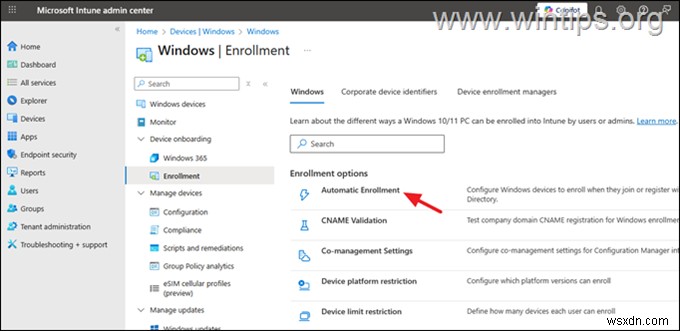 Intune 登録時の自動登録エラー(イベント ID 304/307)の解決方法