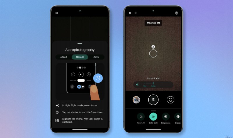 Pixelカメラに手動天体撮影モードが登場 – 思い通りの星空写真を撮ろう