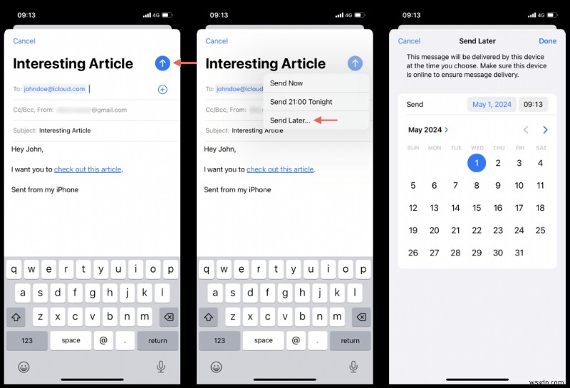 iPhoneのメールアプリをマスターしよう:送信とスケジュール設定のステップバイステップガイド