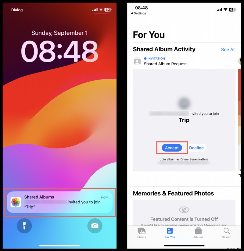 iPhoneでiCloud共有アルバムへの招待を承認する方法【初心者向けガイド】