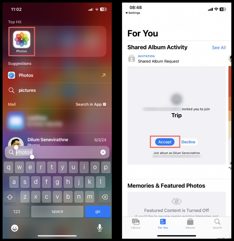 iPhoneでiCloud共有アルバムへの招待を承認する方法【初心者向けガイド】