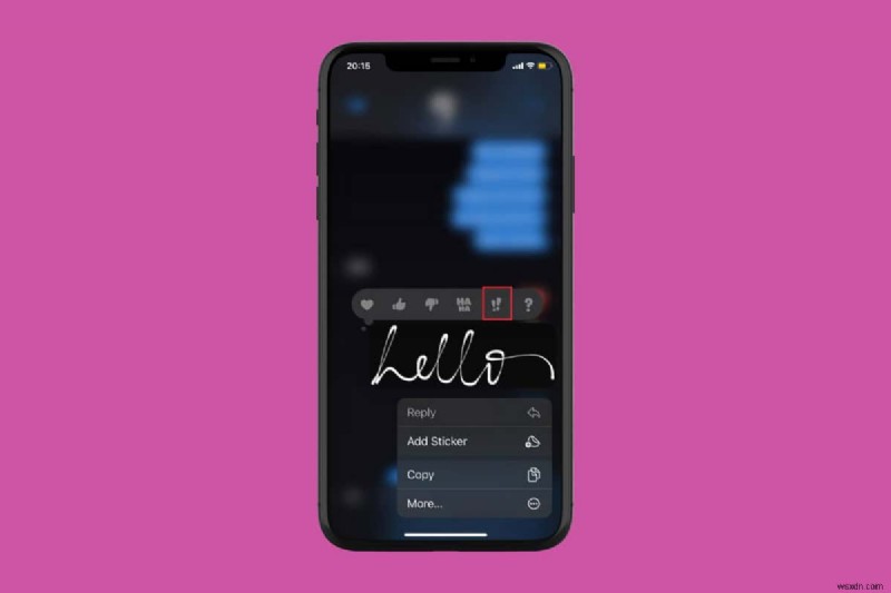iPhoneの「強調」リアクションとは?iMessageのタップバックを効果的に使う方法を徹底解説