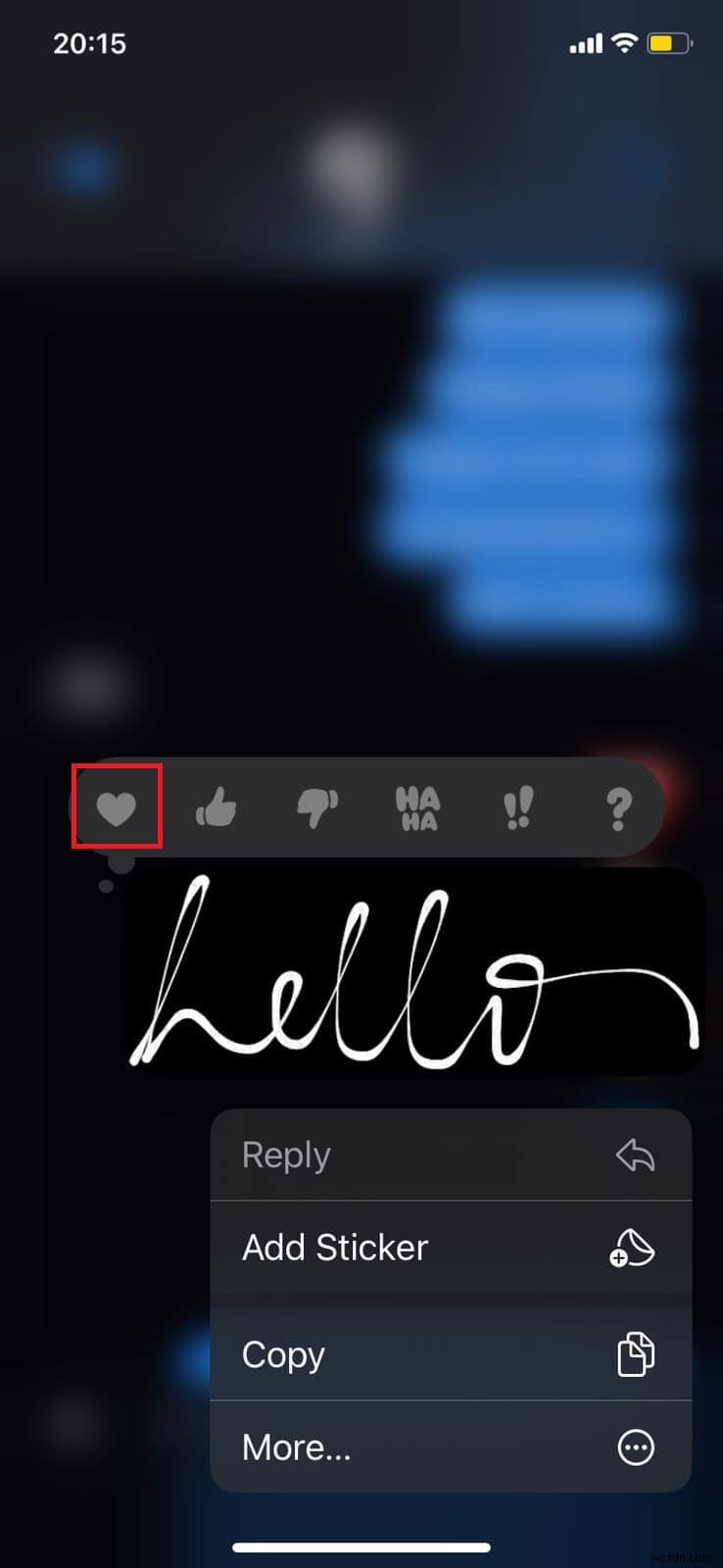 iPhoneの「強調」リアクションとは?iMessageのタップバックを効果的に使う方法を徹底解説
