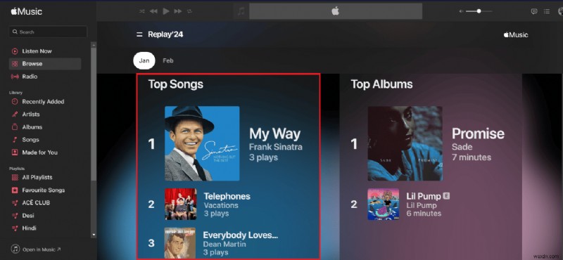 【2024年版】Apple Musicのマンスリーリプレイ(月間再生ランキング)にアクセスする方法
