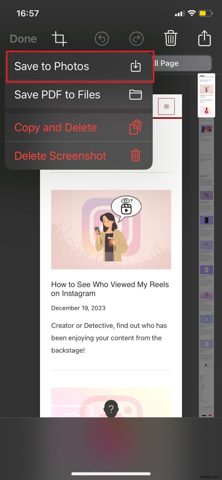 【保存版】iPhoneでWebページや会話全体を1枚に収める!スクロールスクリーンショット(全ページ撮影)のやり方を徹底解説