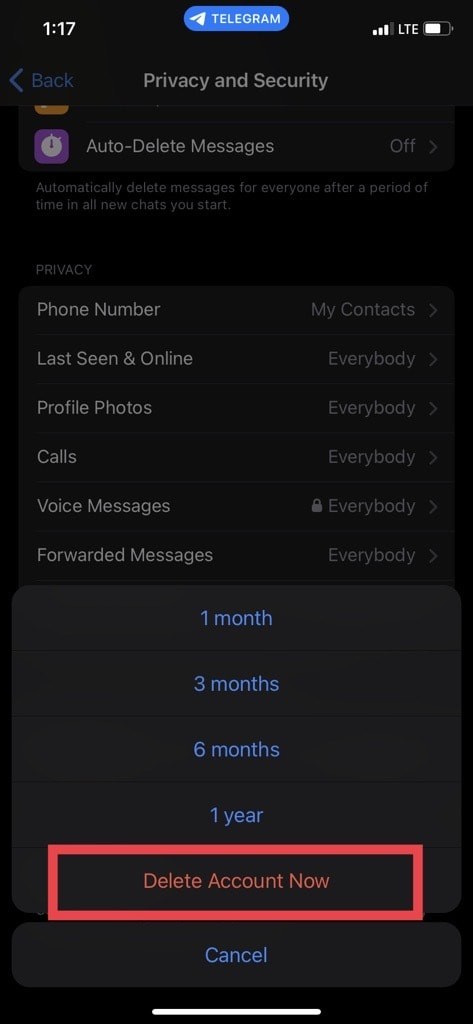 iPhoneでTelegramアカウントを削除する方法|ステップバイステップ完全ガイド
