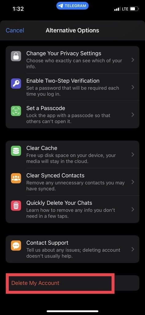 iPhoneでTelegramアカウントを削除する方法|ステップバイステップ完全ガイド
