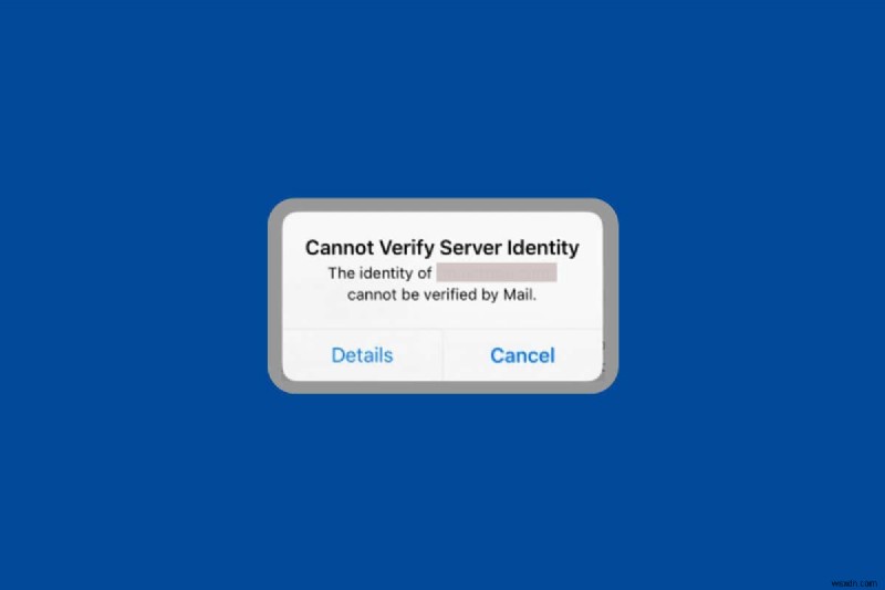 iPhoneメールの「サーバーの識別情報を確認できません」エラーを解決する方法|原因と9つの対処法を徹底解説