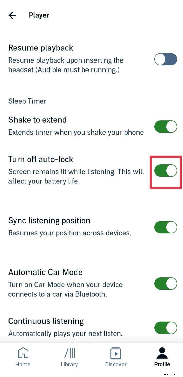 Androidで画面ロック中にAudibleが勝手に一時停止する問題を解決する7つの方法