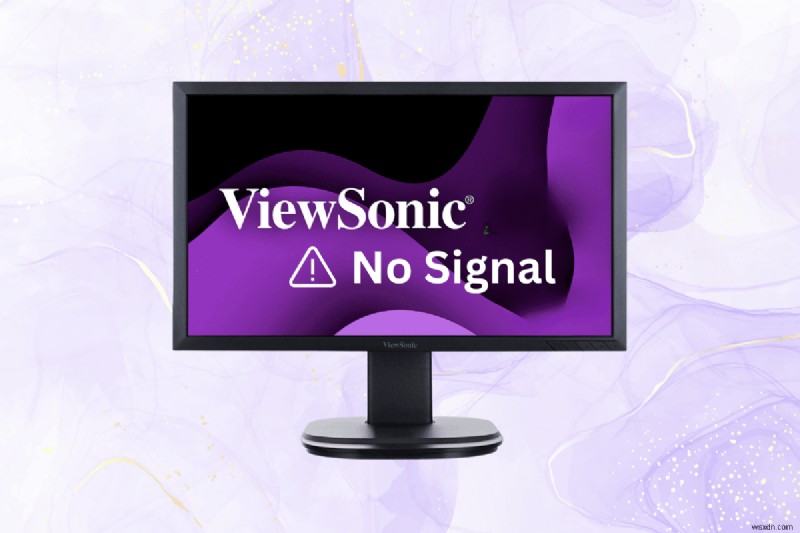 ViewSonicモニターで「信号が検出されません」エラーが出たときの対処法【原因と7つの修正手順】