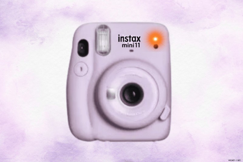 Instax Mini 11のオレンジ点滅を止める方法｜バッテリー交換後も直らないときの対処法