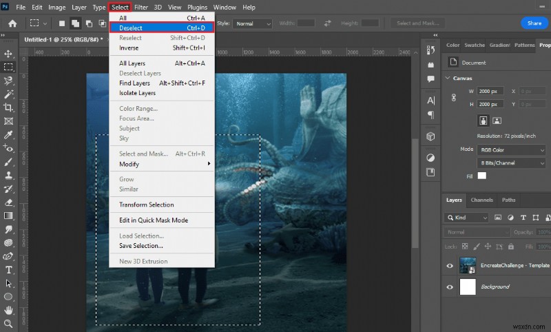 Photoshopで選択範囲を反転する3つの確実な方法|ショートカットあり・なし完全解説