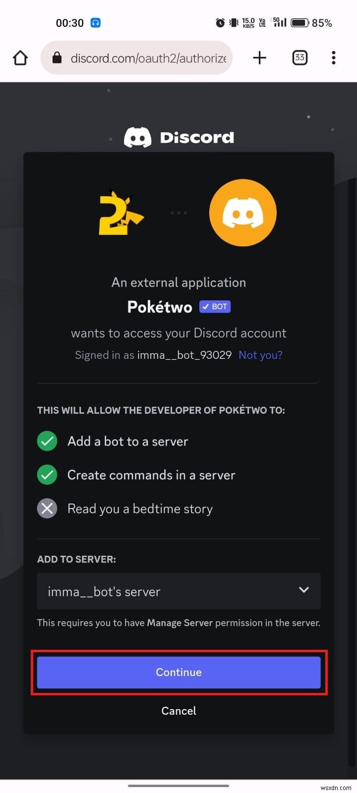 PokétwoボットをDiscordサーバーに追加する方法:ステップバイステップ完全ガイド
