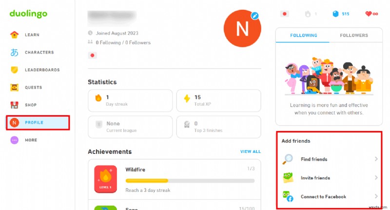 Duolingo(デュオリンゴ)で友達を追加する方法!PC・Android対応の完全ステップガイド