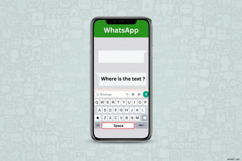 iPhoneのWhatsAppで空のメッセージ(空白メッセージ)を送信する方法|初心者向け手順ガイド