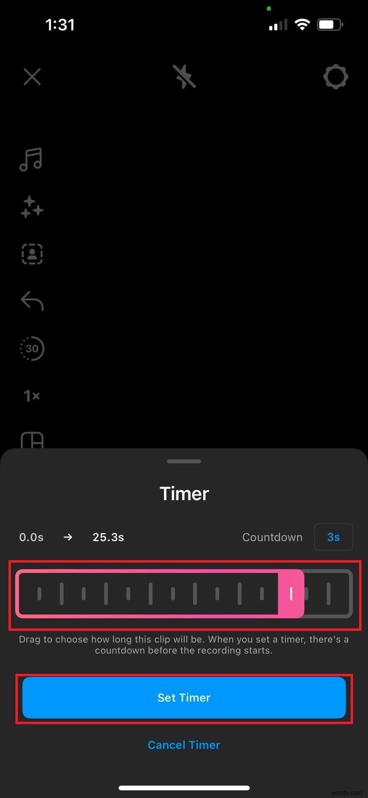 iPhoneのInstagramカメラにタイマーを設定する方法|完璧なセルフィー&リール撮影術