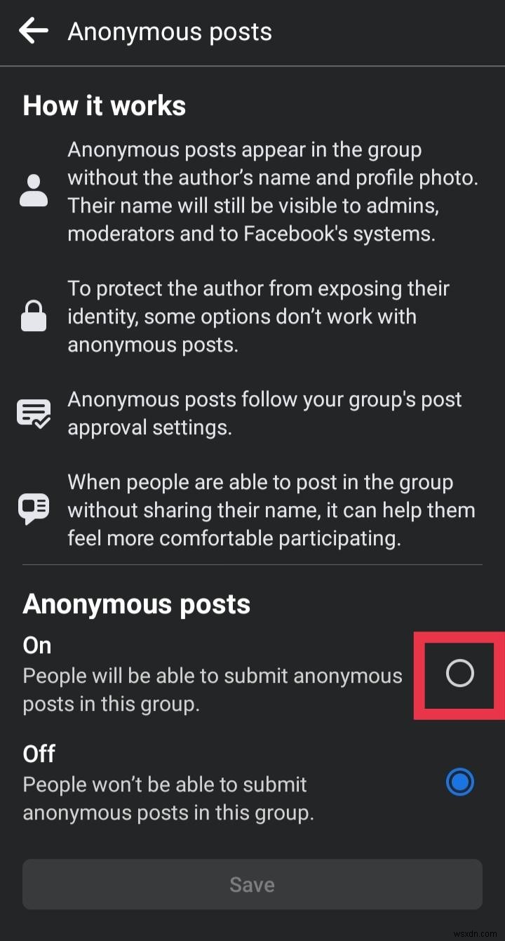 【Android】Facebookグループで匿名投稿を有効にする方法|初心者向けステップバイステップガイド
