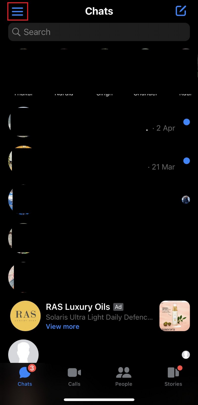 iPhoneのMessengerで未読メッセージを素早く見つける方法｜ステップバイステップガイド