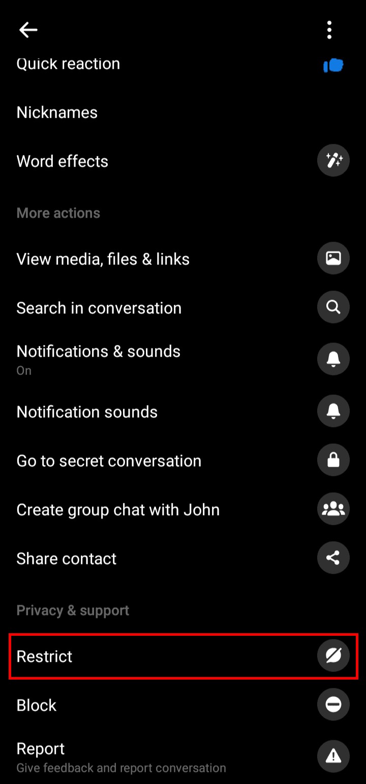 Messengerでブロックせずに相手を非表示にする2つの方法