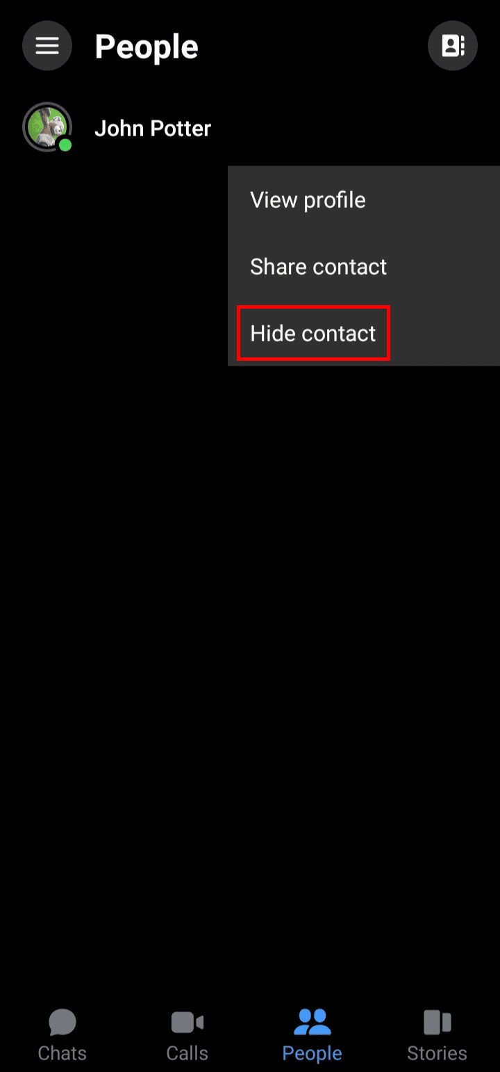 Messengerでブロックせずに相手を非表示にする2つの方法