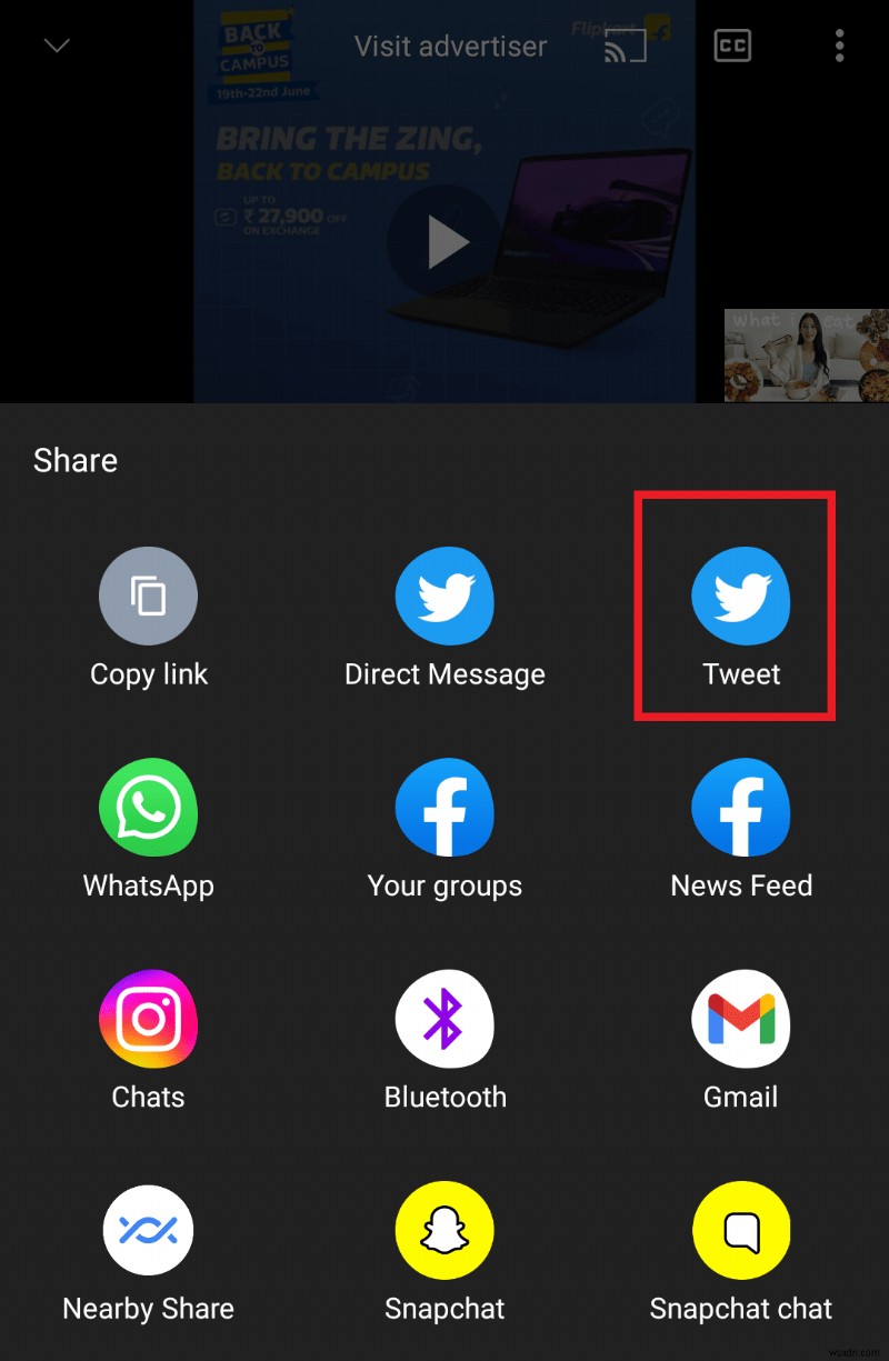 AndroidスマホからYouTube動画をTwitter(X)に簡単に埋め込む方法