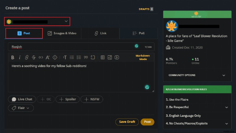 初心者向け完全ガイド:PCとAndroidからRedditに動画をアップロードする方法