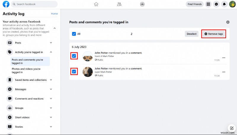 Facebookのコメントタグを簡単に外す方法!PC・Android対応ステップバイステップガイド