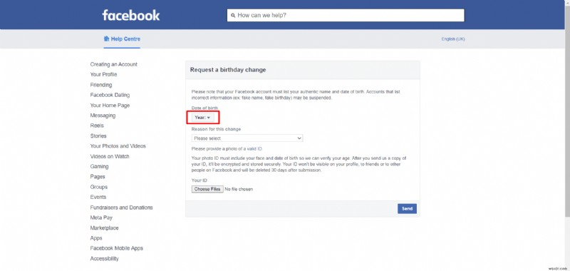 Facebookの誕生日変更制限(3回)に達した後のリセット方法【申請手順を解説】