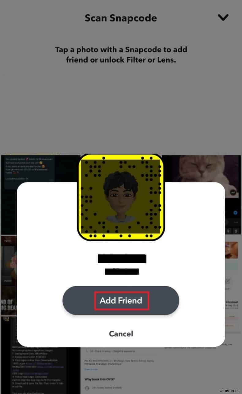 Snapchatで「検索による追加」と表示されずに友達を追加する6つの方法