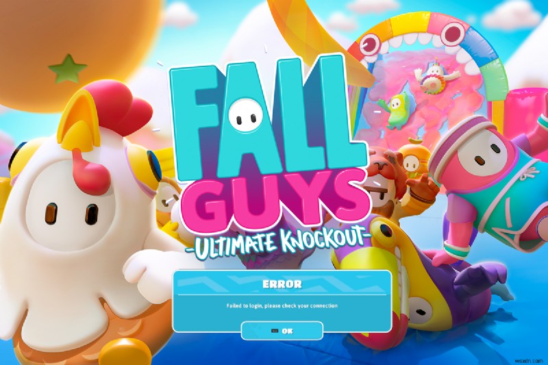 Fall Guys「ログインに失敗しました」エラーの解決法まとめ｜接続トラブルシューティングガイド