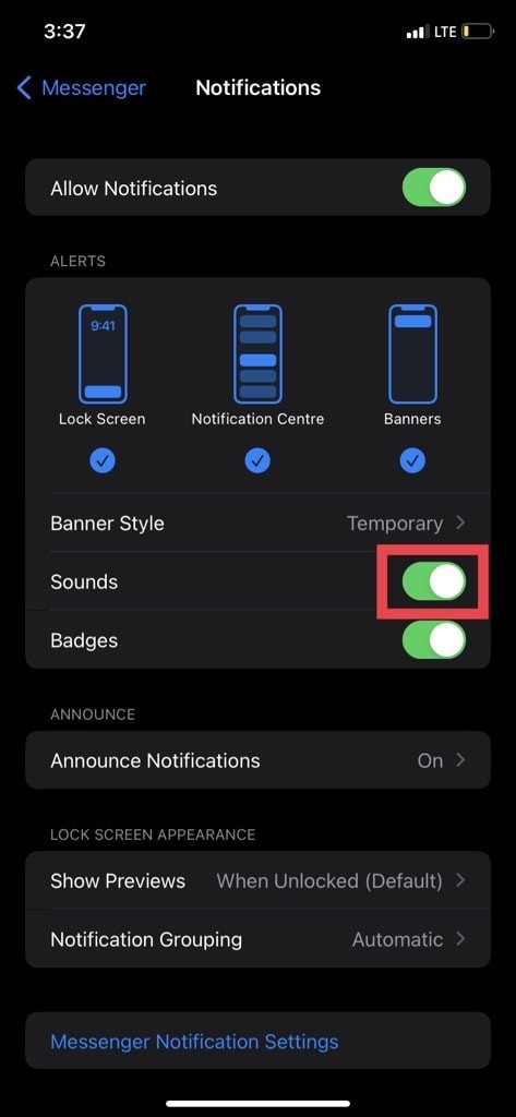 iPhoneでFacebook Messengerの通知音をオフにする方法|初心者向けステップバイステップガイド