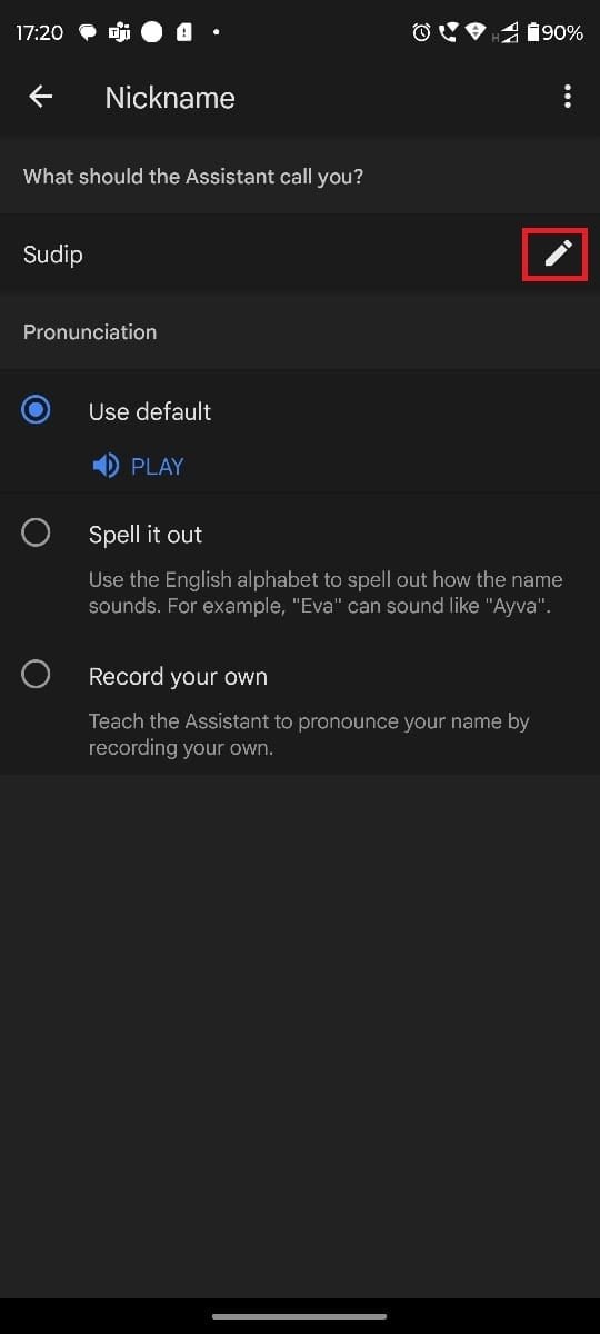 Googleアシスタントにニックネームを設定する方法|呼び名を自由にカスタマイズ