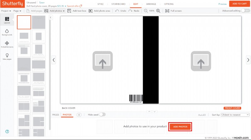 Shutterflyのフォトブックを無料で作成する方法|アプリ・サイト別ステップバイステップガイド