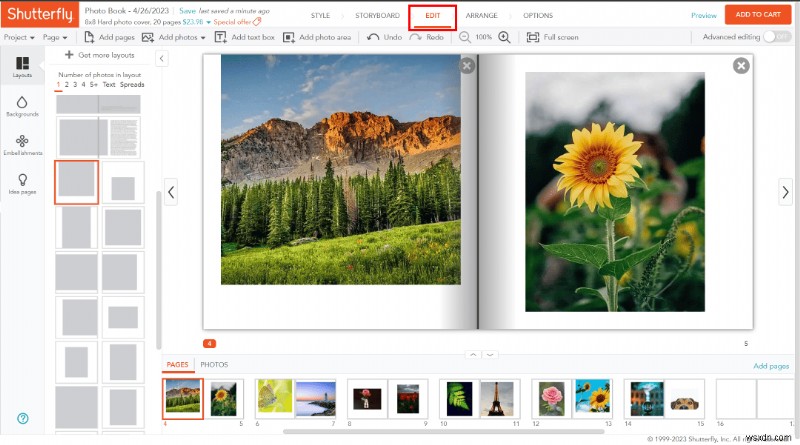 Shutterflyのフォトブックを無料で作成する方法|アプリ・サイト別ステップバイステップガイド
