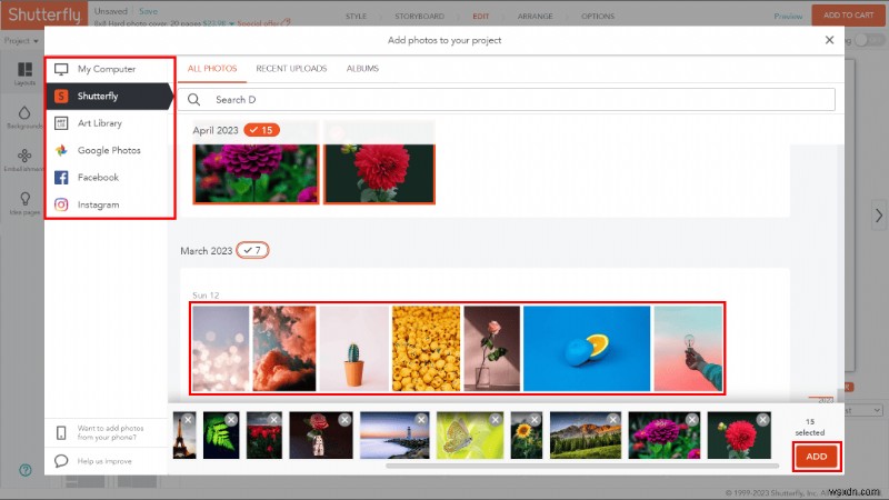 Shutterflyのフォトブックを無料で作成する方法|アプリ・サイト別ステップバイステップガイド
