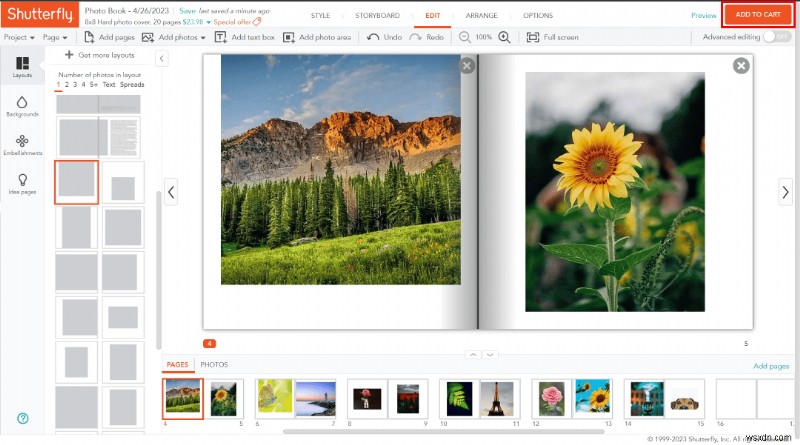 Shutterflyのフォトブックを無料で作成する方法|アプリ・サイト別ステップバイステップガイド