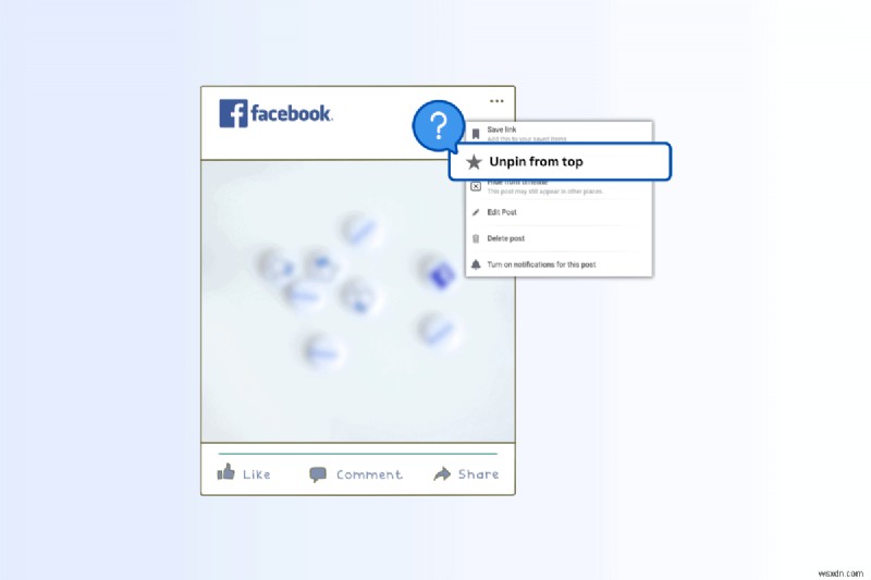 【初心者向け】Facebookでピン留めした投稿を解除する方法をわかりやすく解説