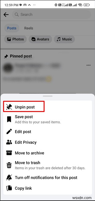 【初心者向け】Facebookでピン留めした投稿を解除する方法をわかりやすく解説